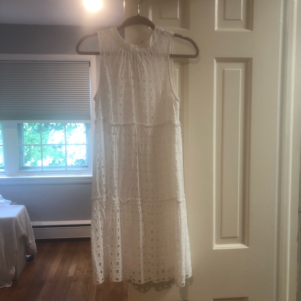 White Lilly Pulitzer eyelet dress